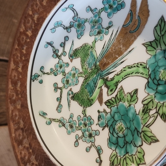 Rare vintage Gold Imari peacock dish - Picture 6 of 6